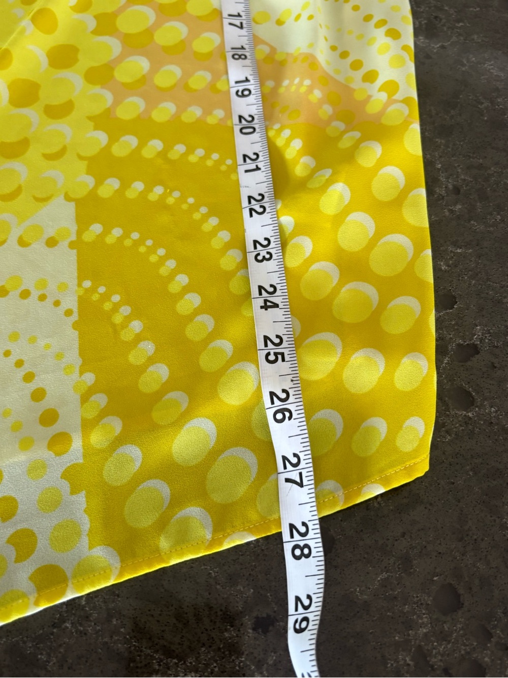 CAbi Yellow Swirl Print Silk Camisole sunbeam 6312 new - Picture 8 of 8